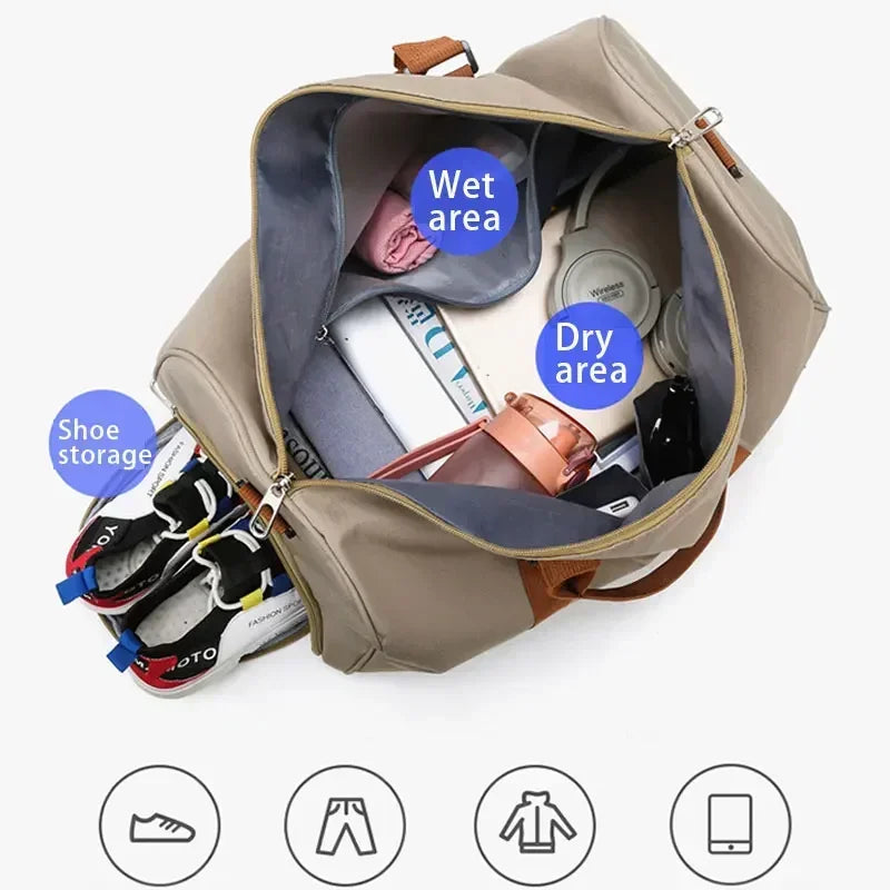 Vintage Weekend Duffle Bag