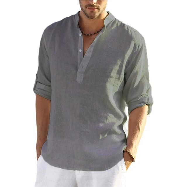 Ibiza Luxe Linen Shirt Collection