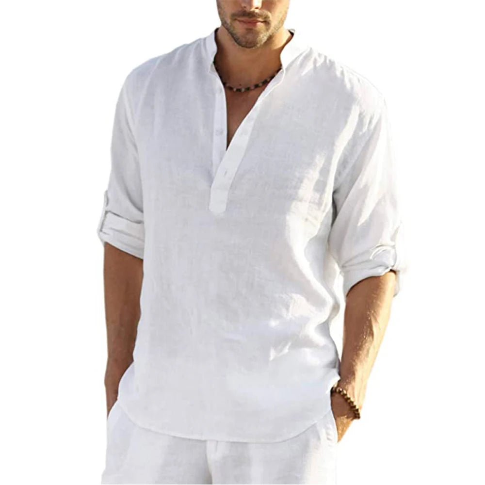 Ibiza Luxe Linen Shirt Collection